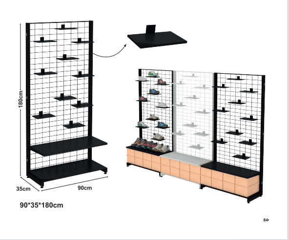 Ботинки на полках