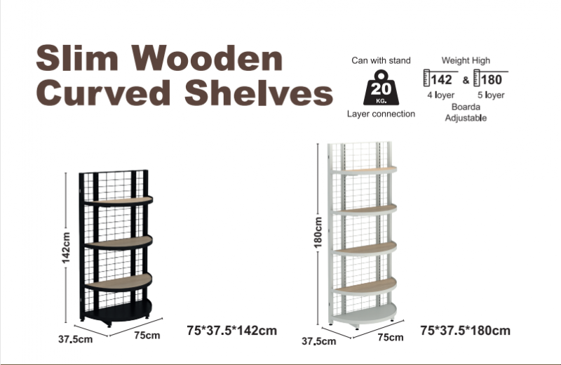 Слабые деревянные скрученные полки
